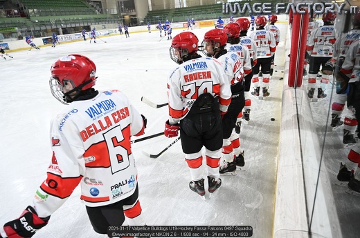 2021-01-17 Valpellice Bulldogs U19-Hockey Fassa Falcons 0497 Squadra